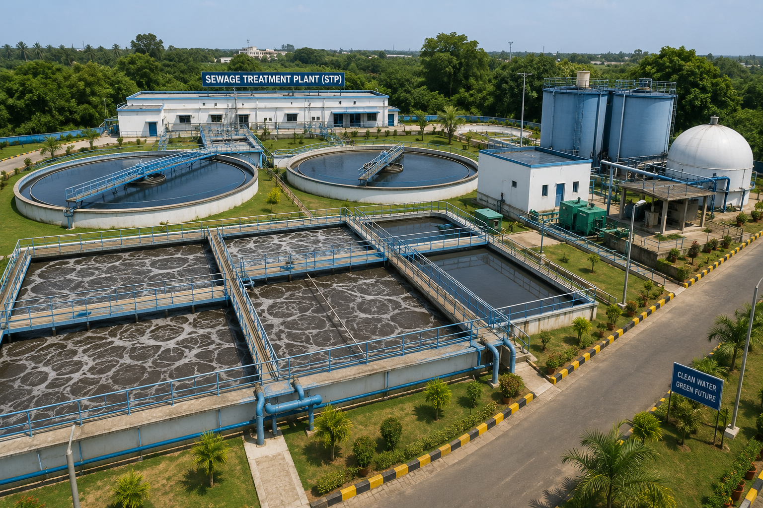 Treatment plant systems